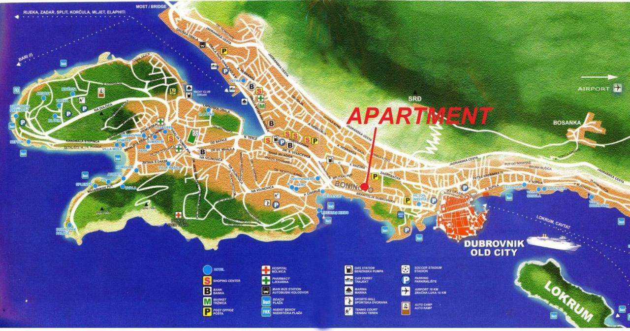 Two-Bedrooms Apartment With Balcony And Sea View,Near Old Town Dubrovnik Exterior photo